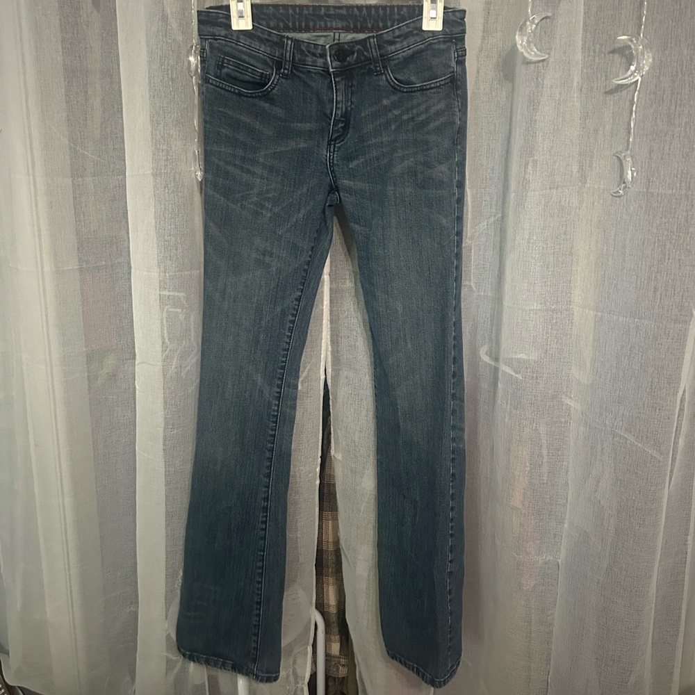 claire lapis low rise bootcut y2k jeans